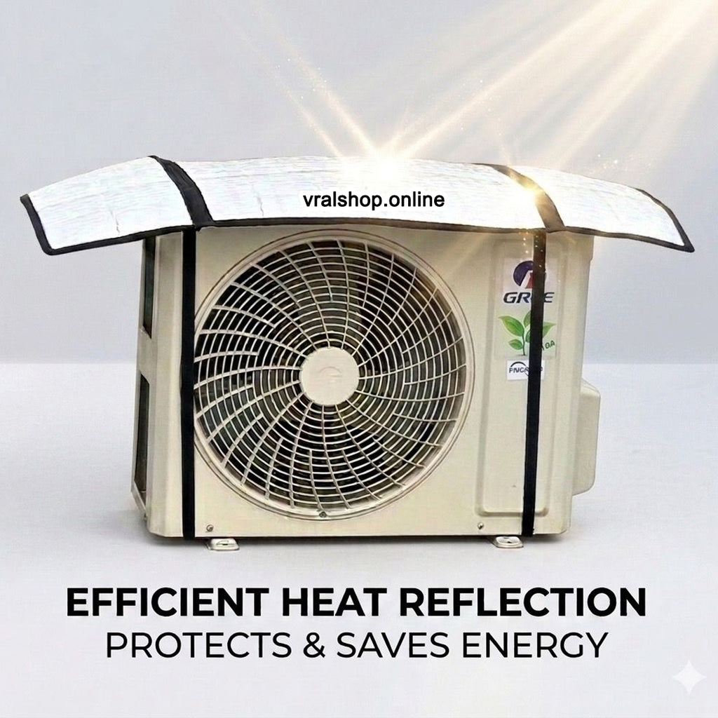 AC Outer Heat Protection Sheet – Aluminium Coated Sun Reflective Cover