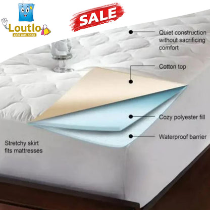 Quilted Luxury Waterproof Mattress Cover