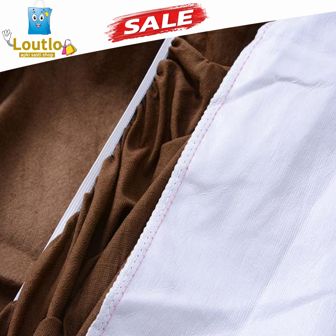 Terry Waterproof Mattress Cover - Brown