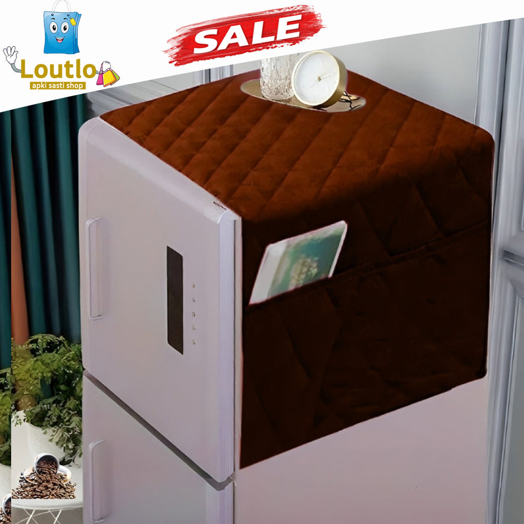 Quilted Fridge Cover (Dustproof)