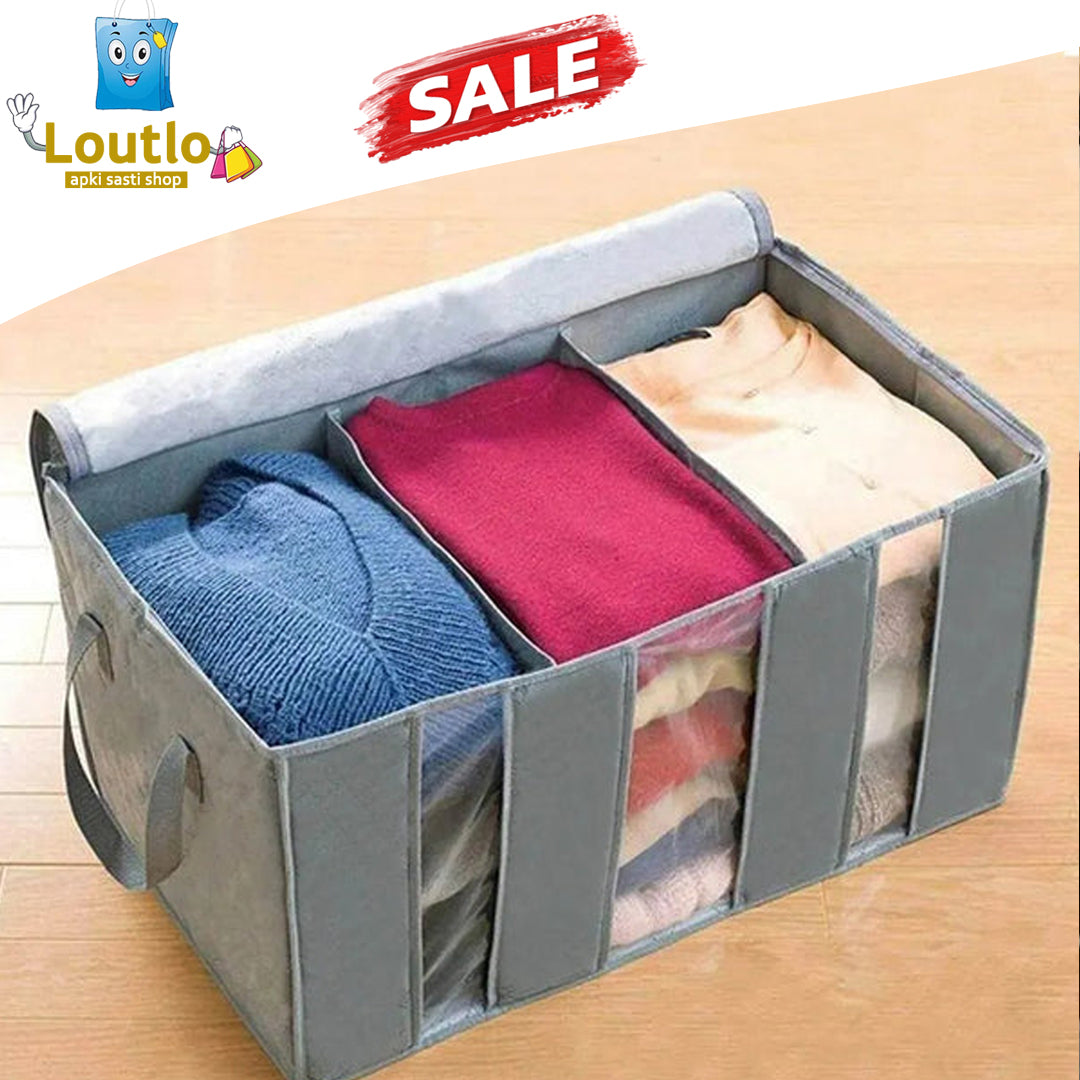 3 Compartment Storage Organizer / Clothes Storage Bag