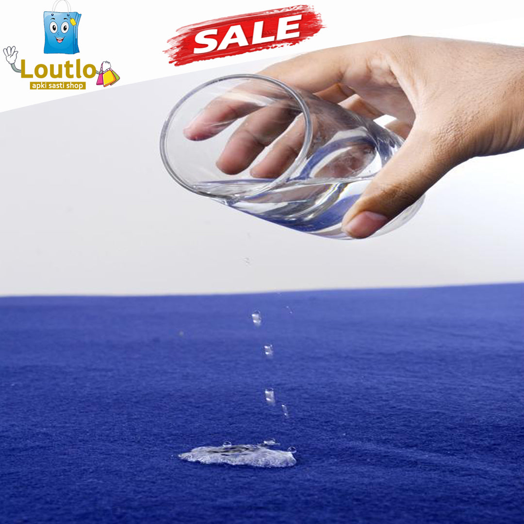 Terry Waterproof Mattress Cover - Navy Blue